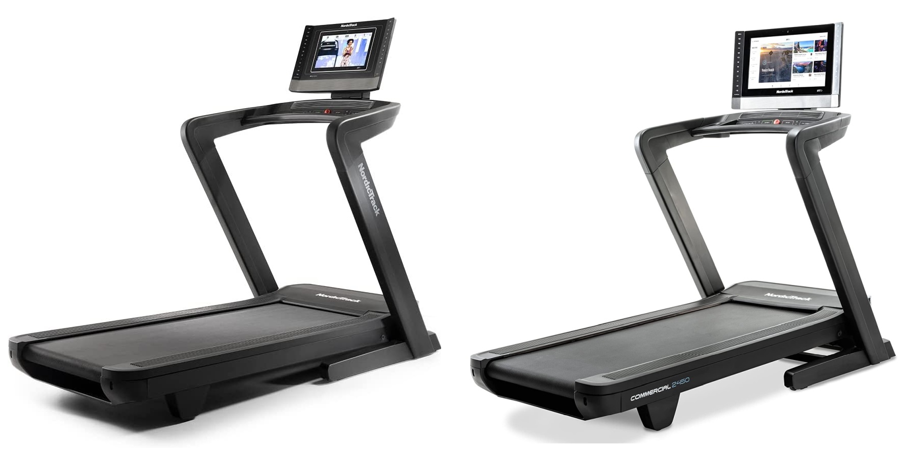 NordicTrack Commercial 1750 vs. 2450 - (2024) - Treadmill Reviews Guide